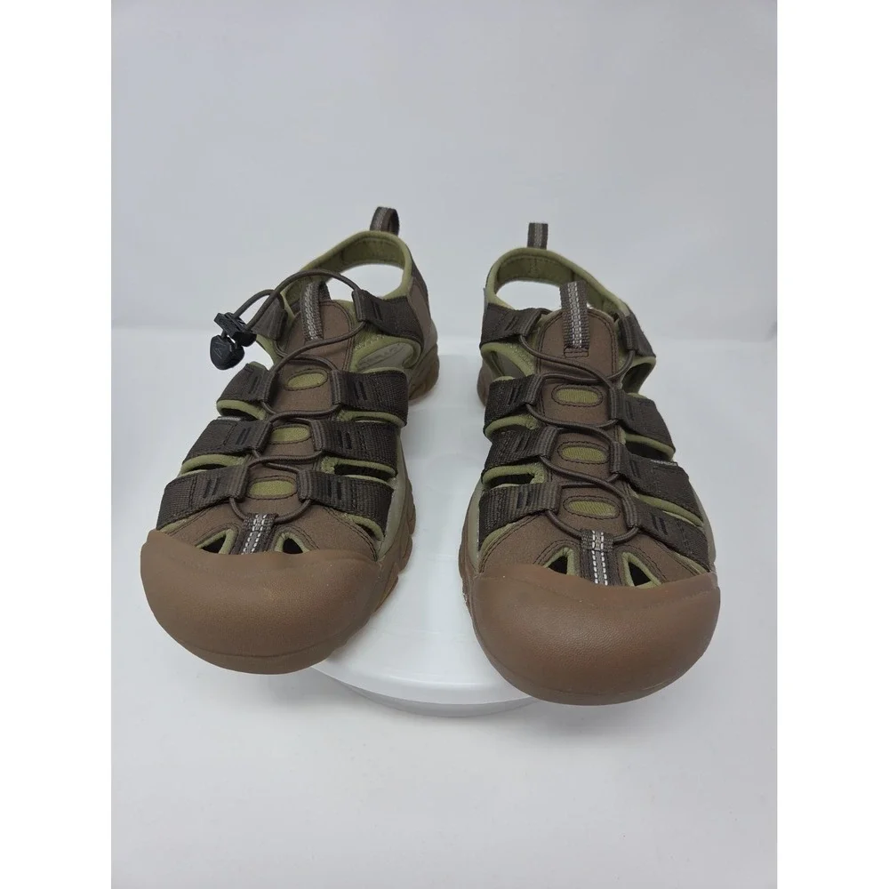 KEEN Men's 10.5 Newport H2 Sandal Olive Drab/Canteen 1025999